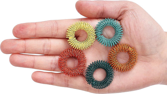 Spiky Sensory Rings - 10 Pack