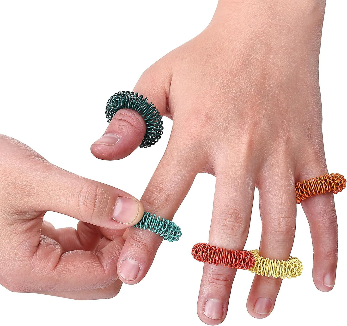 Spiky Sensory Rings - 10 Pack